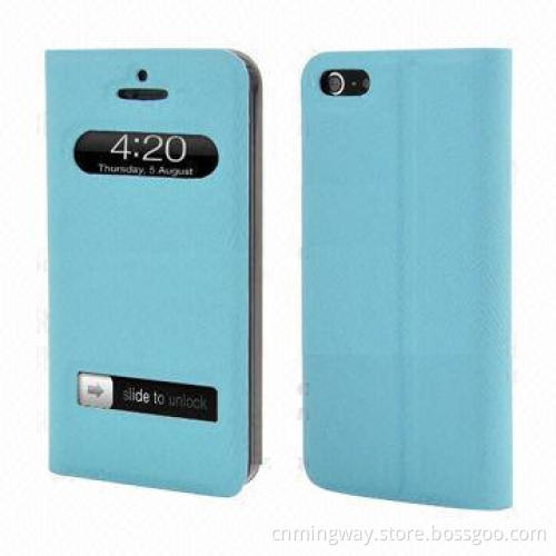 Window View Leather Case for iPhone 5